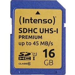 INTENSO 3421470 - SDHC card, 16 GB, Intenso Class 10