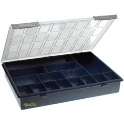 RAACO PSB 4-15 - Assortment box, W/D/H 340 x 265 x 57 mm, 15 compartments
