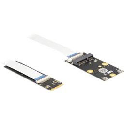 DELOCK 64221 - Converter M.2 Key B+M > Mini PCIe, 10 / 20 / 30 cm