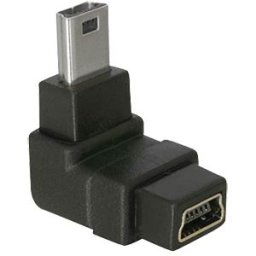 DELOCK 65097 - USB-B mini 5-pin plug/socket 90° angle