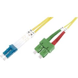 DIGITUS DIGI 292SCA3LC01 - Fiber Optic Singlemode Patchcable SC ( APC ) to LC ( PC )