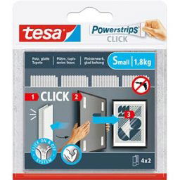 TESA 77720 - Powerstrips CLICK, 4 pairs, 1.8 kg
