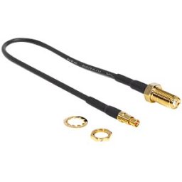 DELOCK 88484 - HF SMA jack/mount > TS-9, 200 mm