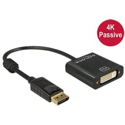 DELOCK 62601 - DisplayPort 1.2 plug > DVI 24+5 socket, black