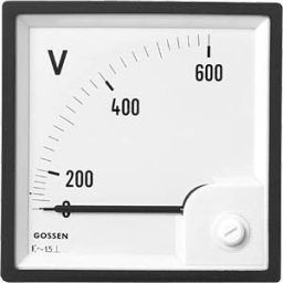 GILGEN, MÜLLER & WEIGERT EQB 72-10V - Ammeter 0 - 10 V, 72 x 72 mm