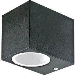 V-TAC VT-7510 - Wall light, GU10, black, IP44