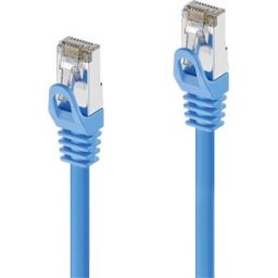 PURELINK PURE IQP1004020 - Patch cable Cat.6a, S/FTP, blue, 2 m