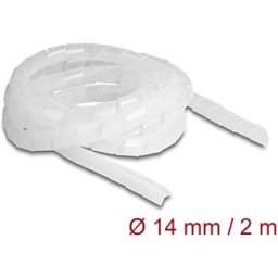 DELOCK 19057 - Spiral Hose flexible 2 m x 14 mm transparent