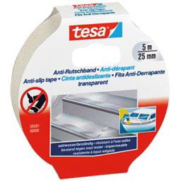 TESA 55587 TR - TESA anti-slip tape, 5 m x 25 mm, transparent