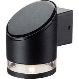 V-TAC VT-10384 - Solar wall light fixture, 70 lm, 3000 K, black