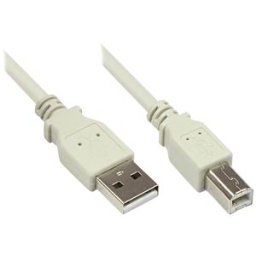 GOOD CONNECTIONS GC 2510-5OF - USB 2.0 male A > male B, grey, 5,0m
