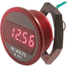 MURATA POWER SOLUTIONS DMR2010DCMRC - LCD panel meter, voltmeter, 4-digit, red, 6 - 75 V DC