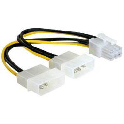 DELOCK 82315 - Power cable for PCI Express cards 15 cm