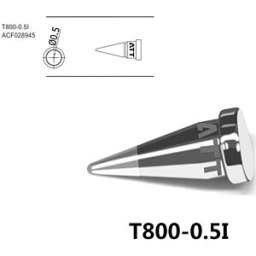 ATTEN T800-0,5I - Soldering tip, 0.5 mm, pencil point, straight