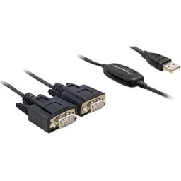 DELOCK 61886 - Delock USB 2.0 > 2 x serial cable adapter