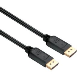 HDSUPPLY HDS X-DC010-100 - DP male to male, 1200p, black, 10.0 m