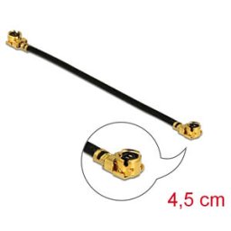 DELOCK 12605 - Antenna Cable MHF® I plug to MHF® I plug 1.13 4.5 cm