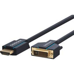 CLICKTRONIC CLICK 70340 - Adapter cable DVI-D 24+1 to HDMI connector, 1 m
