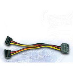 INTER-TECH IT88885532 - SATA > 2x SATA 90°, 6 Gbit/s, 0.15 m