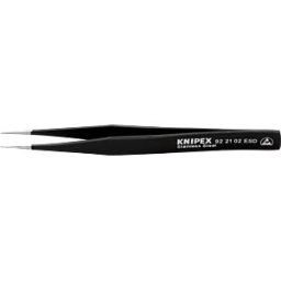 KNIPEX KN 92 21 02 ESD - Universal tweezers, ESD, stainless steel