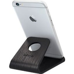 KALIBRI KAL 3456101 - Universal Mobile Phone and Tablet Holder, Black Oak