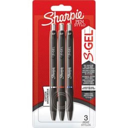 SHARPIE 2136596 - Sharpie S-Gel gel roller pen set of 3