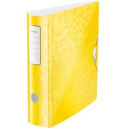LEITZ 11060016 - Quality folder 180° Active WOW yellow, 80 mm