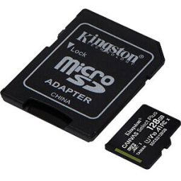 KINGSTON SDCS2/128GB - MicroSDXC memory card, 128 GB, Canvas Select Plus