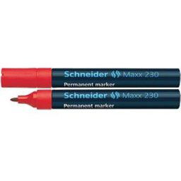 SCHNEIDER MARKER 230 RT - Permanent marker pen, red