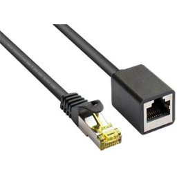 GOOD CONNECTIONS GC 8070VR-020S - Patch cable extension, cat. 7, black, 2.0 m