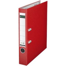 LEITZ 10155025 - Leitz 180° Lever Arch File Plastic, red