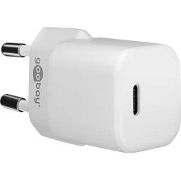 GOOBAY 64575 - USB (PD) charger, 5-20 V, 3 A, 30 W, Lightning, white