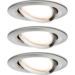 PAULMANN PLM 92959 - Recessed luminaire Nova Plus Coin, 3x6 W, 2700 K, 50°, dimmable,