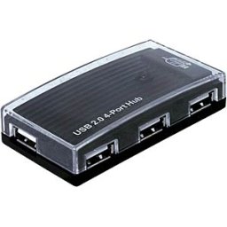 DELOCK 61393 - USB 2.0 4-port hub with power supply unit