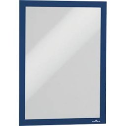 DURABLE 487207 - Infoframe, A4, self-adhesive, folding, blue, 2 pieces