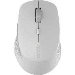 RAPOO M300 GR - Mouse, Bluetooth/wireless, light grey
