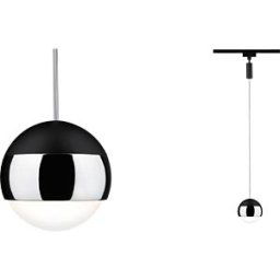 PAULMANN PLM 96808 - URail LED pendant light Capsule II, 400 lm, 6.3 W, 2700 K, black
