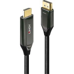 LINDY 40930 - DP 1.4 to HDMI A male, 1.0 m, active, HDR, 8K/60 Hz