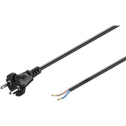 GOOBAY NKBK H05VV 10M - Power cable 10 m, black