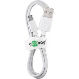 GOOBAY 77527 - Sync and charge cable, USB-A -> micro USB, 1 m