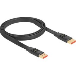 DELOCK 81005 - DisplayPort 1.4 ribbon cable, 8K 60 Hz, 1 m