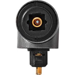 NEDIS N CATB25920GY - Toslink adapter, plug to coupling, 90°