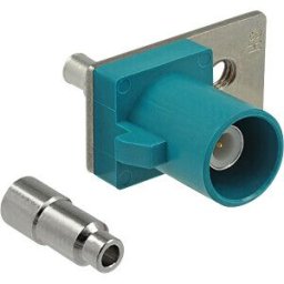 DELOCK 89812 - FAKRA Z plug spring pin for soldering 1 prepunched hole