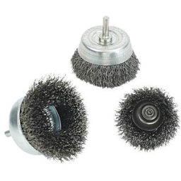 BRÜDER MANNESMANN MAN 438F75 - Steel wire brushes — cup brushes, 75 mm, fine