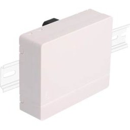 DELOCK 87141 - Fiber optic junction box, top hat rail, 4 x SC Simplex / LC Dupl