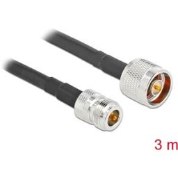 DELOCK 90457 - N connector to N socket LMR/CFD300 3 m