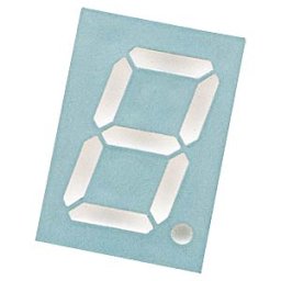 KINGBRIGHT SA 52-11 OR - 7-segment display, red-orange, 13.2 mm, according to anode