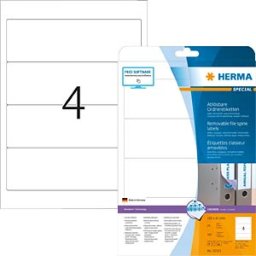 HERMA 10165 - SPECIAL A4 removable file labels