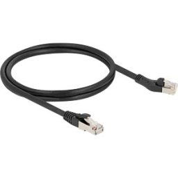 DELOCK 80752 - RJ45 Network Cable Cat.8.1 S/FTP plug 45° left angled to plug st