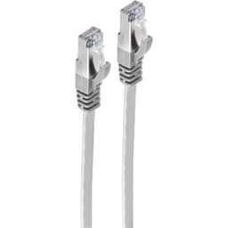 SHIVERPEAKS SHVP 75512-SL - patch cable, flat, U/FTP, Cat.7 raw cable, 2 m, grey